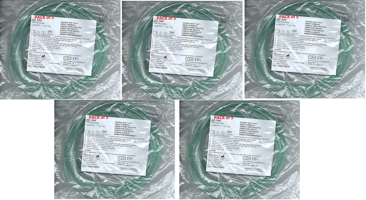 ZCIZIU Westmed 0556 7 ft green tubing for comfortable extended wear