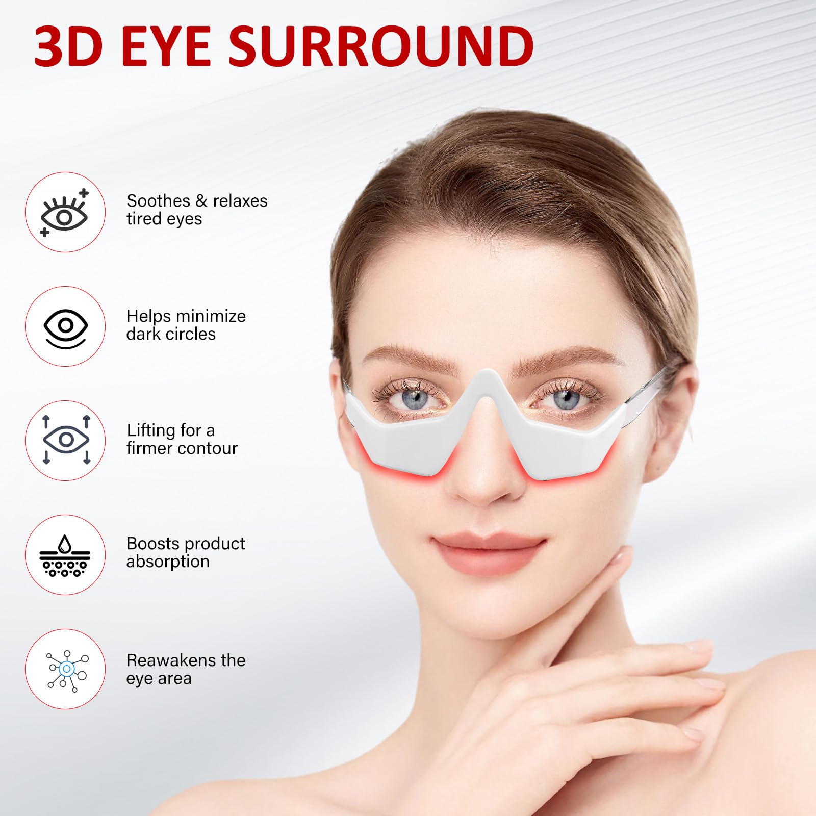 Zdatt 3D contour fit eye mask delivering even light