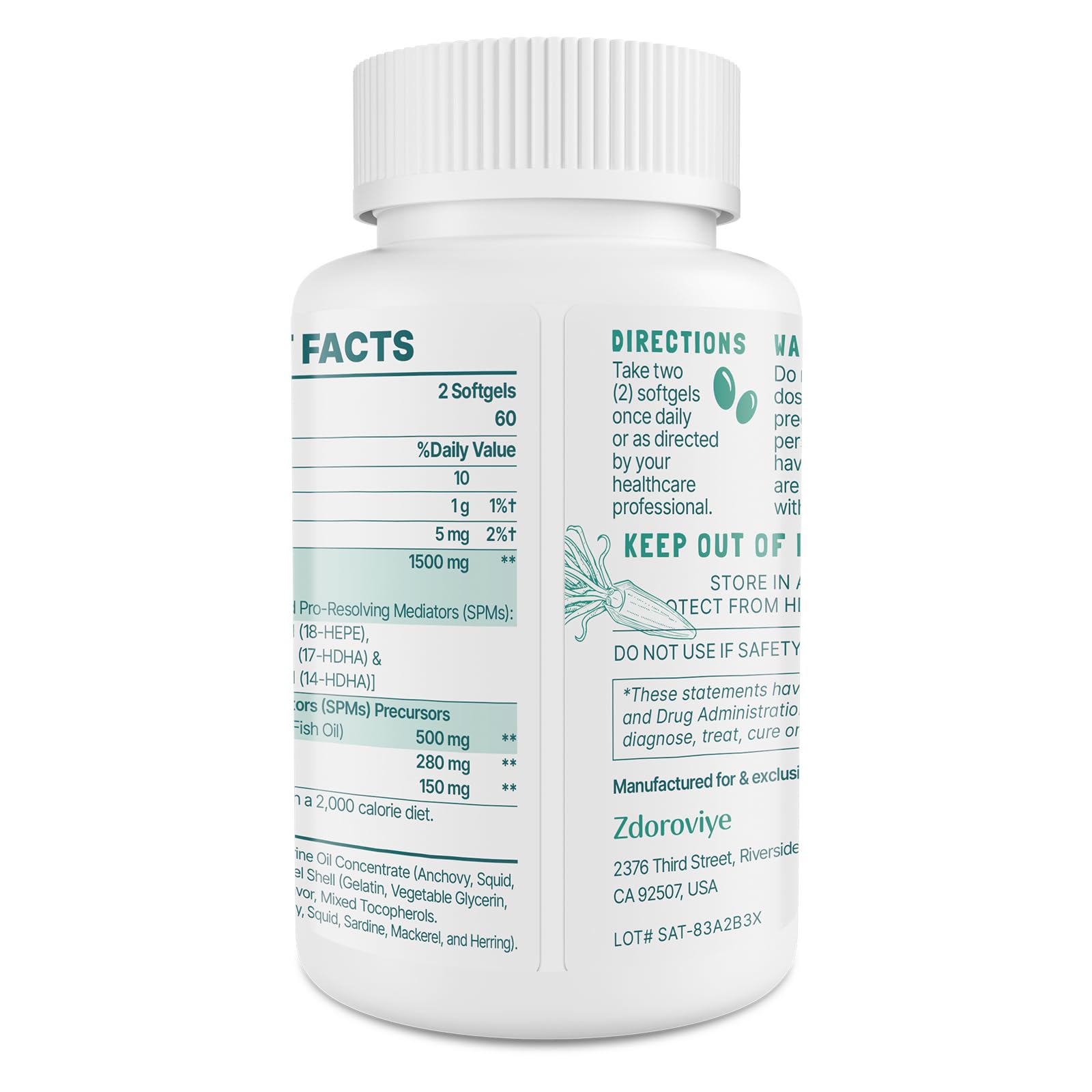 Zdoroviye Softgels close-up texturing and gloss appealing to daily routines.