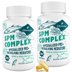Zdoroviye SPM supplement bottle label close-up highlighting premium formula