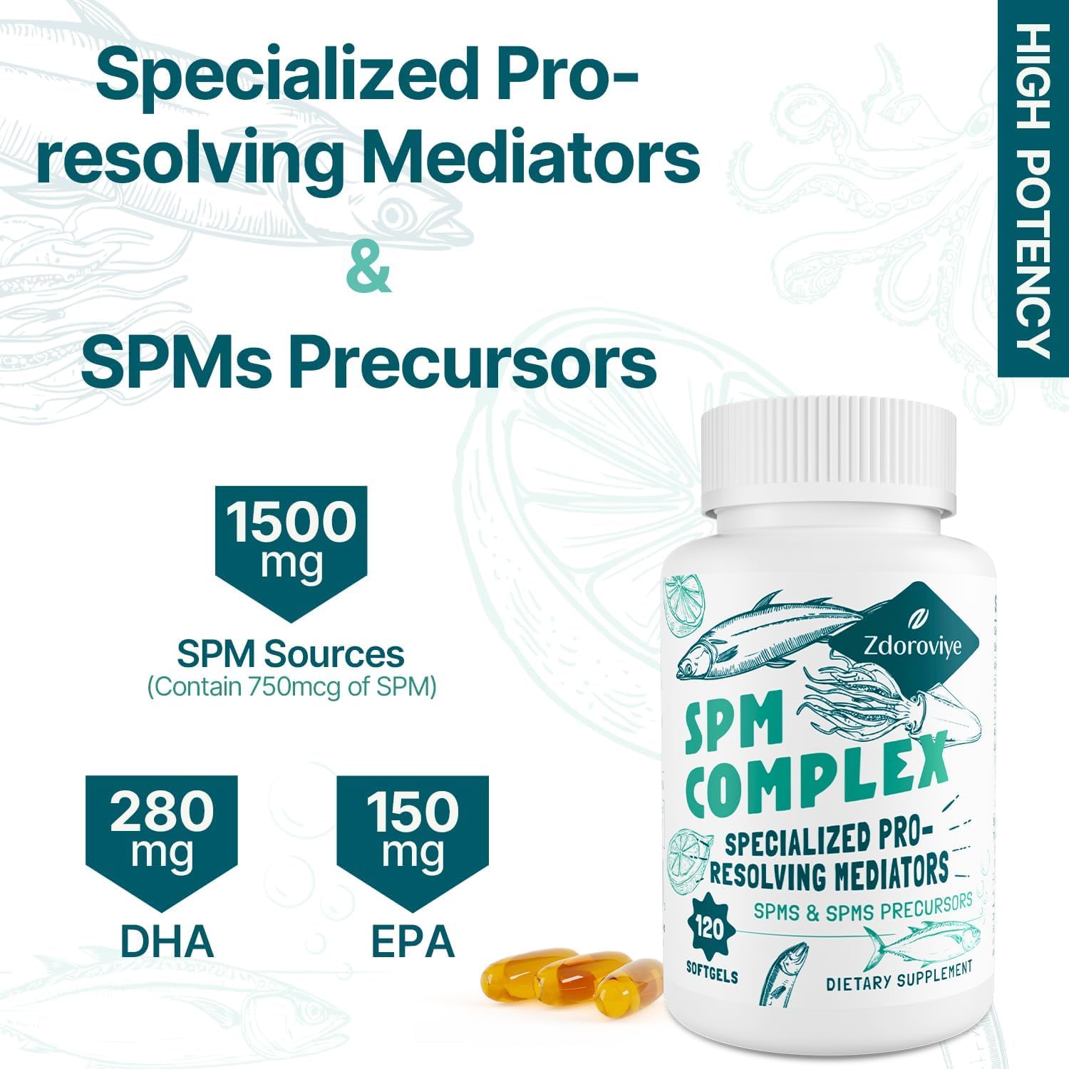Zdoroviye SPM bottle pouring capsules for convenient daily ritual