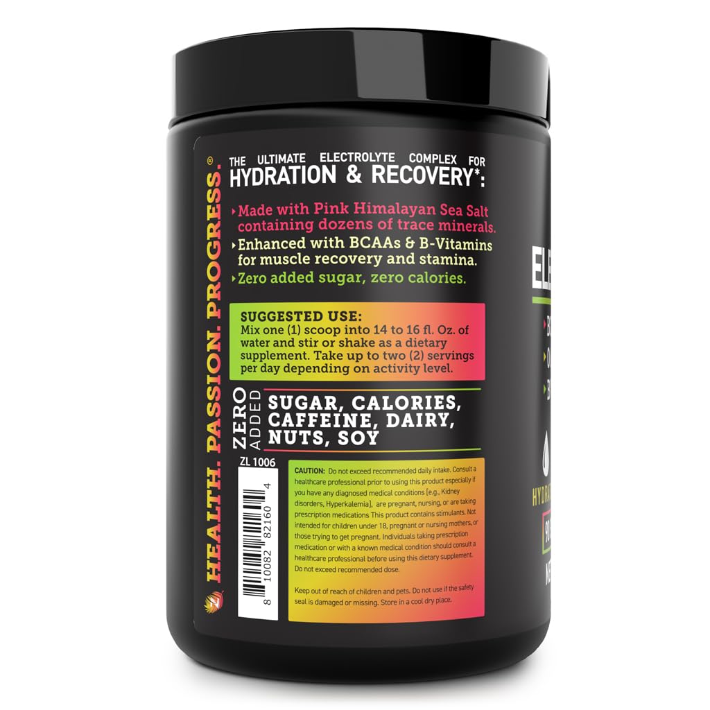 Zeal Electrolyte ingredients icon displays minerals for balanced hydration