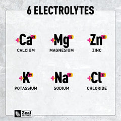 Zeal Electrolyte Powder blends BCAAs and vitamins for balanced post-workout support