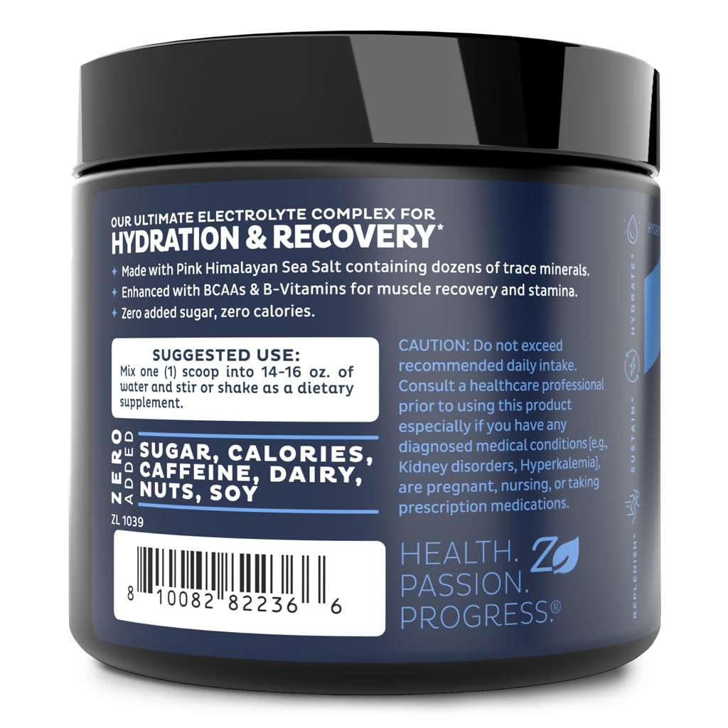 Zeal Electrolyte Powder B vitamins bundle indicating energy and recovery potential