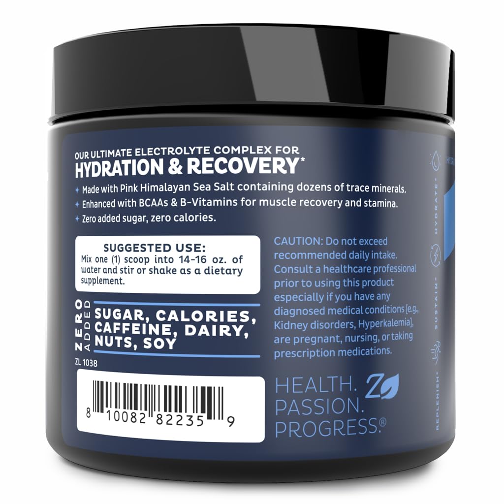 Zeal Electrolyte Powder placed on a gym bag for travel hydration.