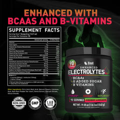 Pouring Zeal powder into a glass reveals cherry limeade flavor.