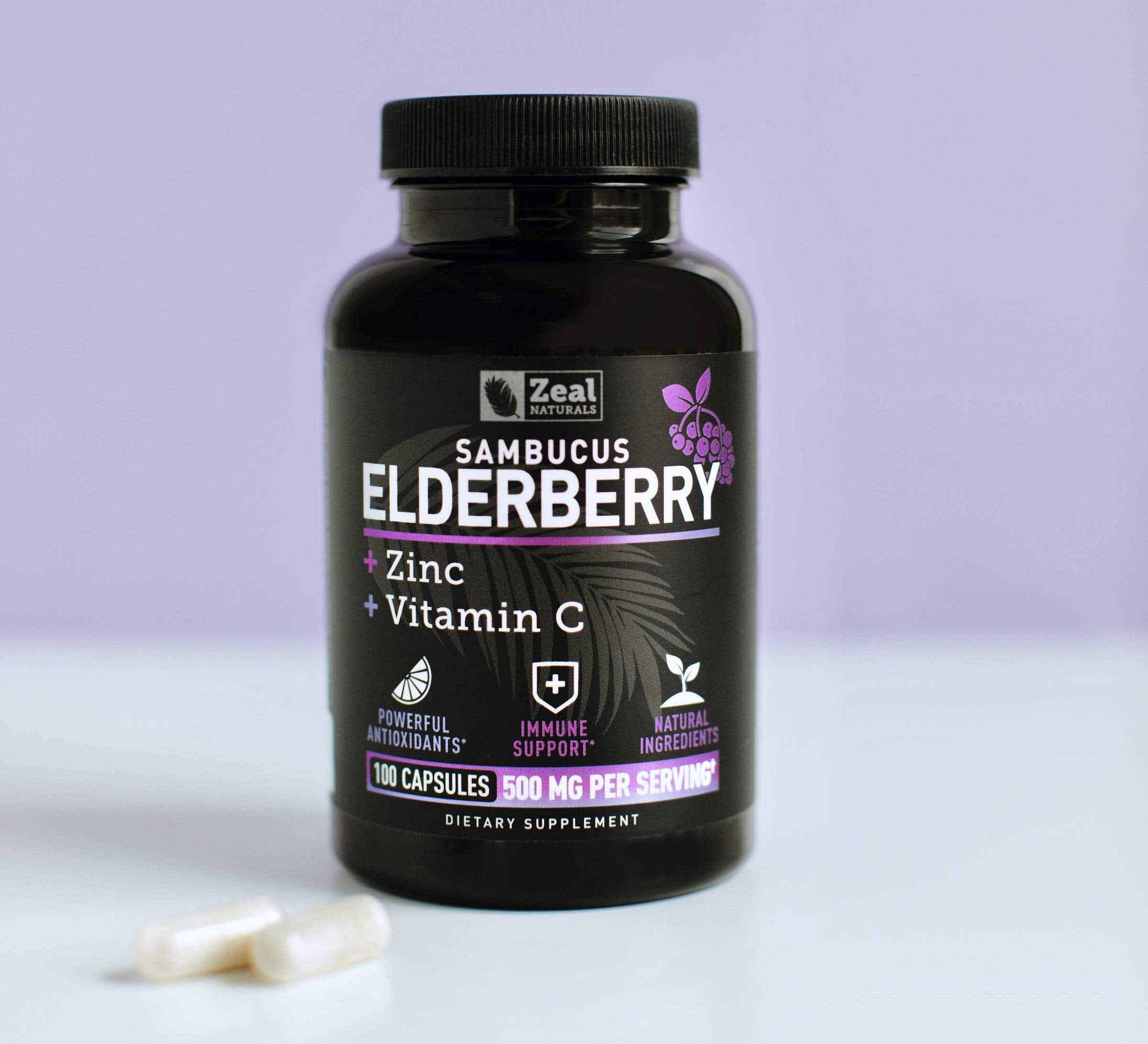 Zeal Naturals 100-count bottle packaging ready for long-term use
