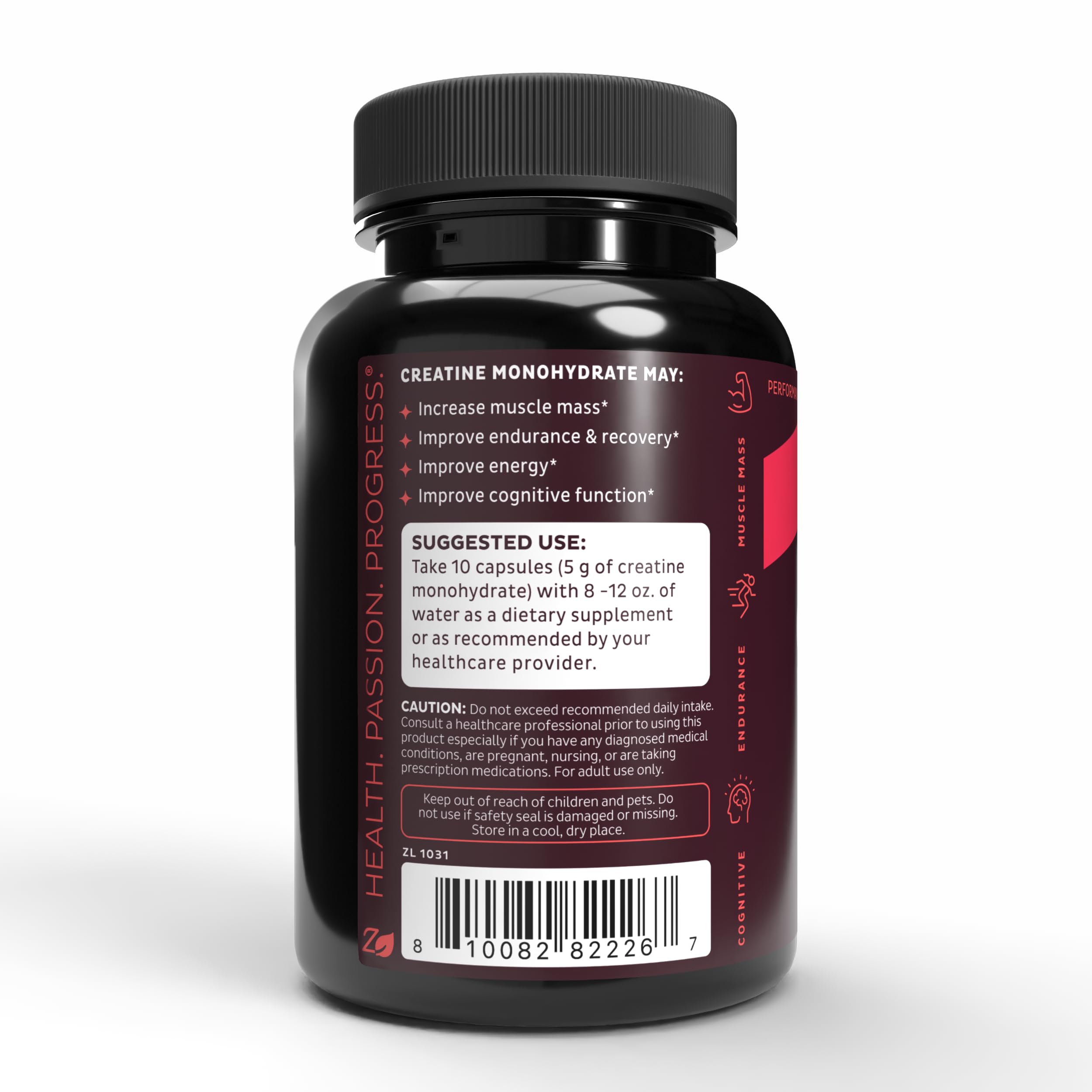 Zeal Naturals logo on the product bottle for brand recognition.