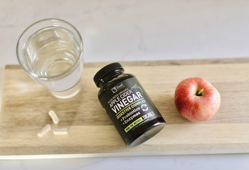 Zeal Naturals digestive enzymes and probiotic capsules for gut balance