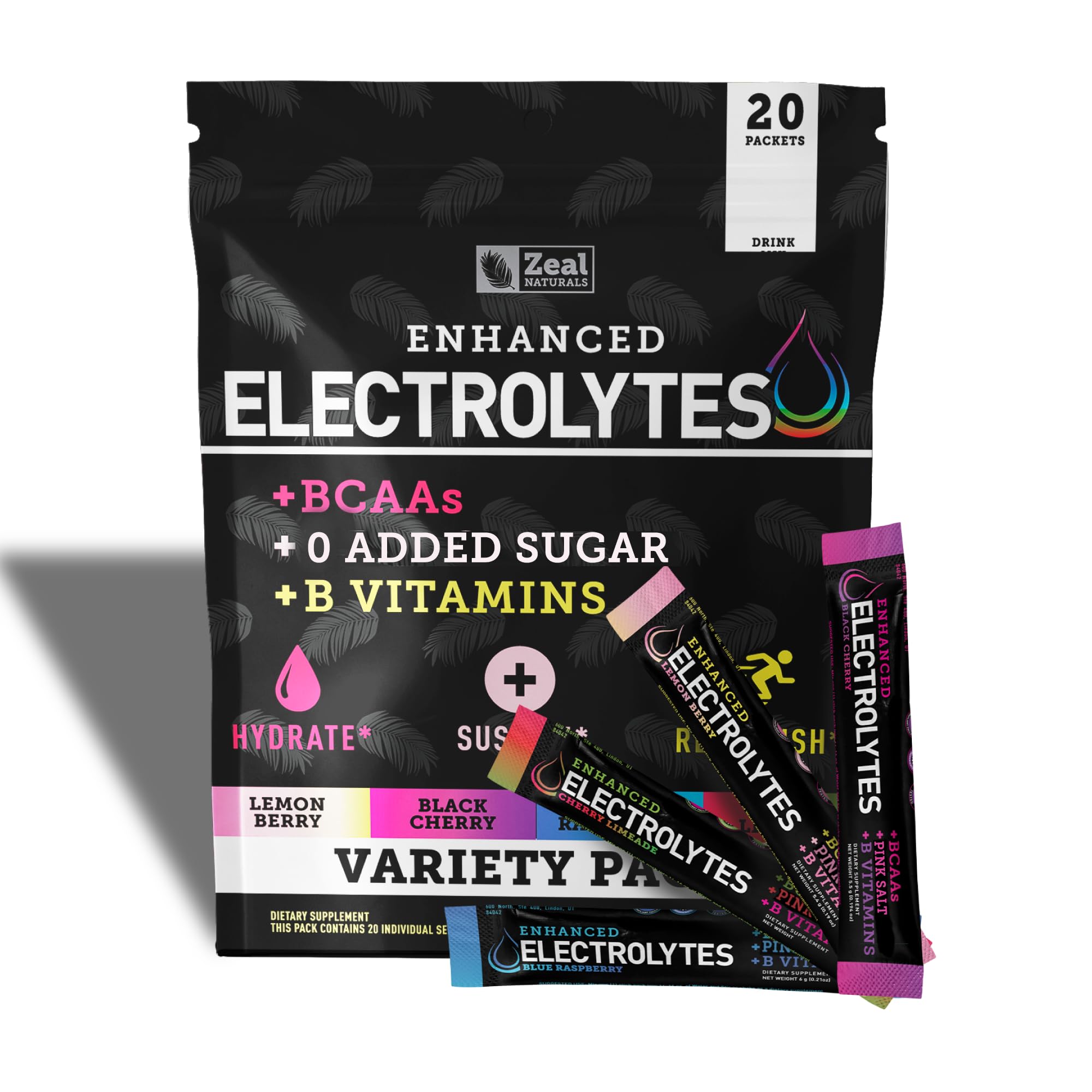 Zeal Naturals Lemon Berry electrolyte stick for on-the-go hydration and recovery