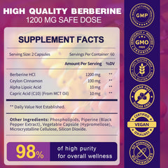ZEBORA Berberine with Ceylon Cinnamon highlighting immune-friendly support.