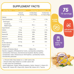 Close-up of strawberry flavored chewables from ZEBORA for kids' health