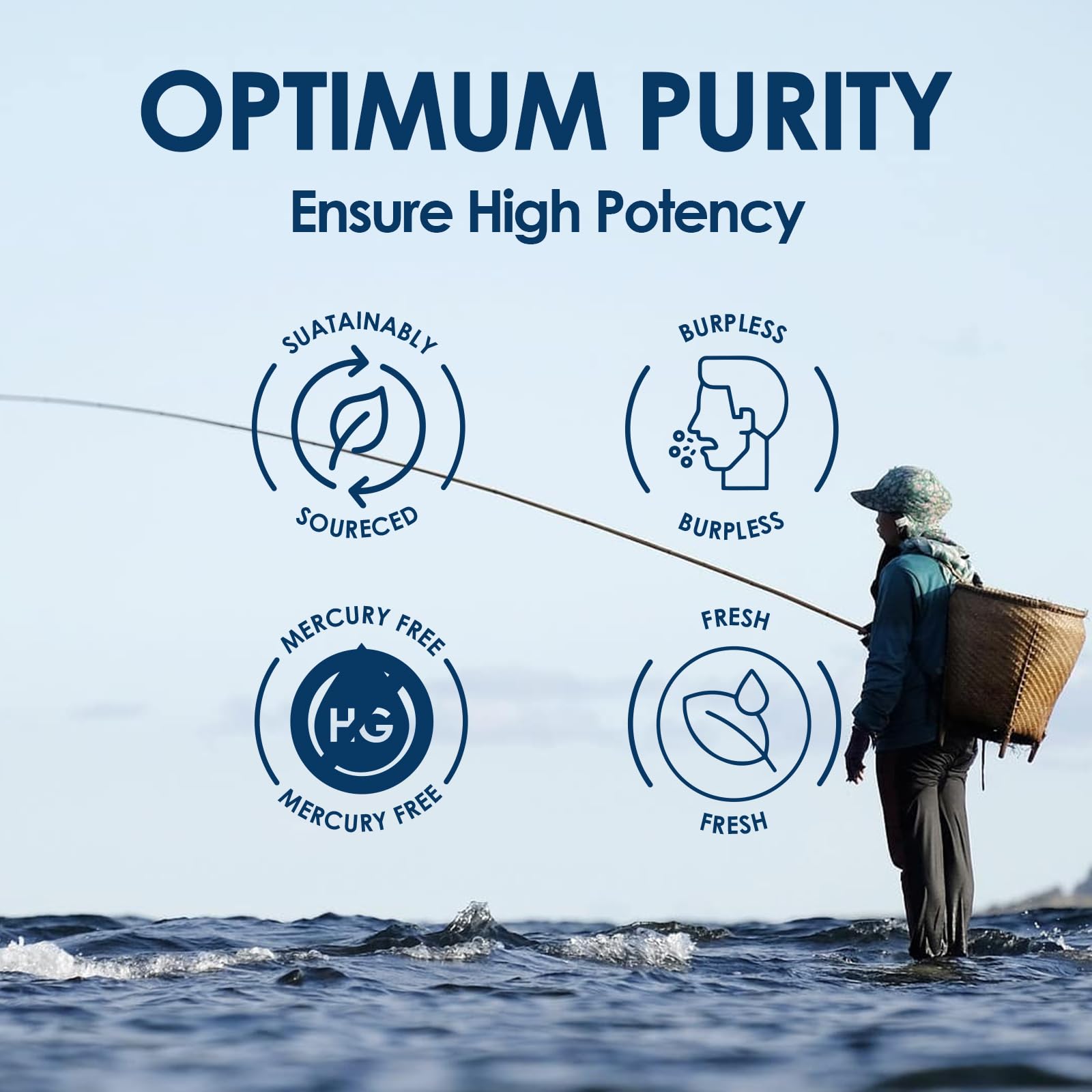 Norwegian cod icon emphasizes sustainably sourced Omega-3 from ZEBORA.