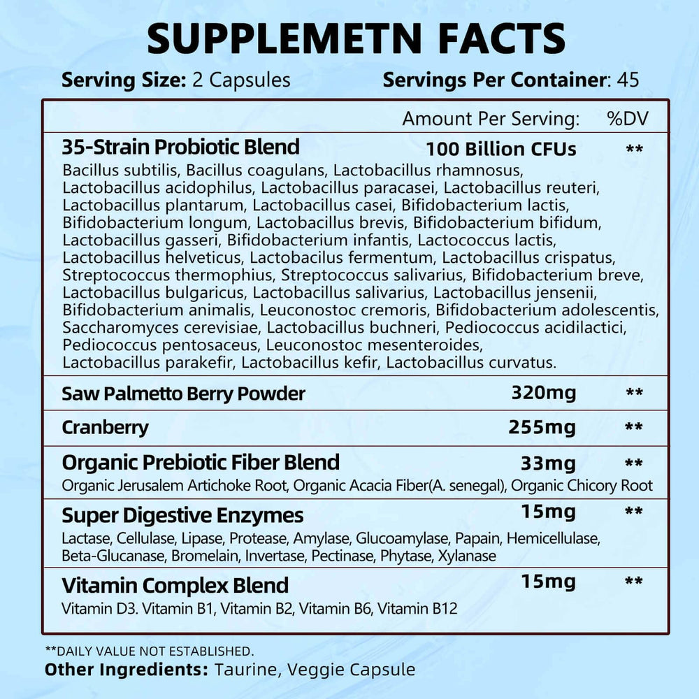 GMP-certified packaging and safety badge for ZEBORA Probiotics for Men