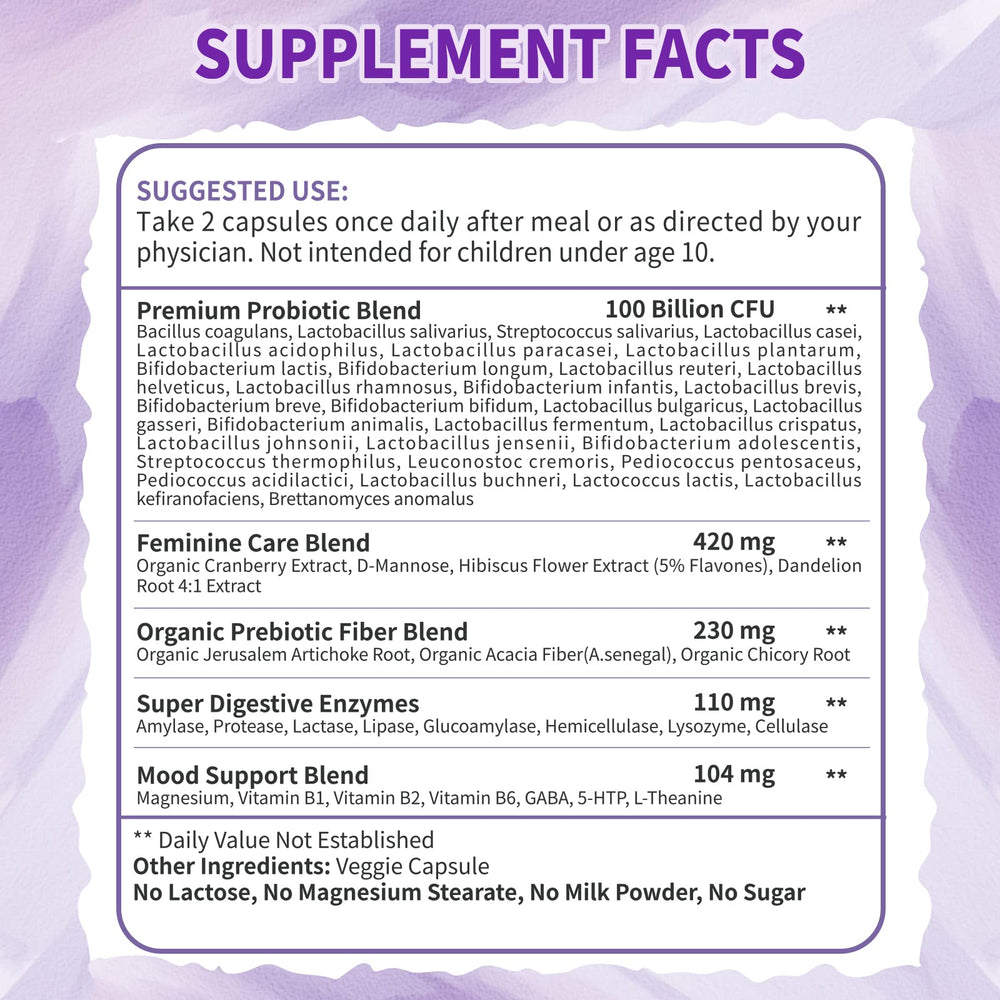 Enzyme blend tablets support digestion after meals.