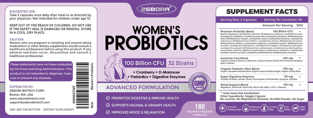 ZEBORA product line in GMP-certified facility context emphasizing purity