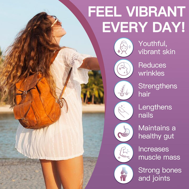 ZEBORA unflavored collagen powder dissolves easily into drinks