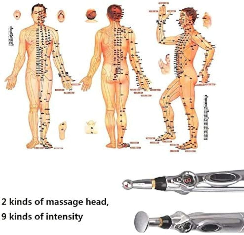 Zeerkeer Acupuncture Pen digital display showing adjustable pulse