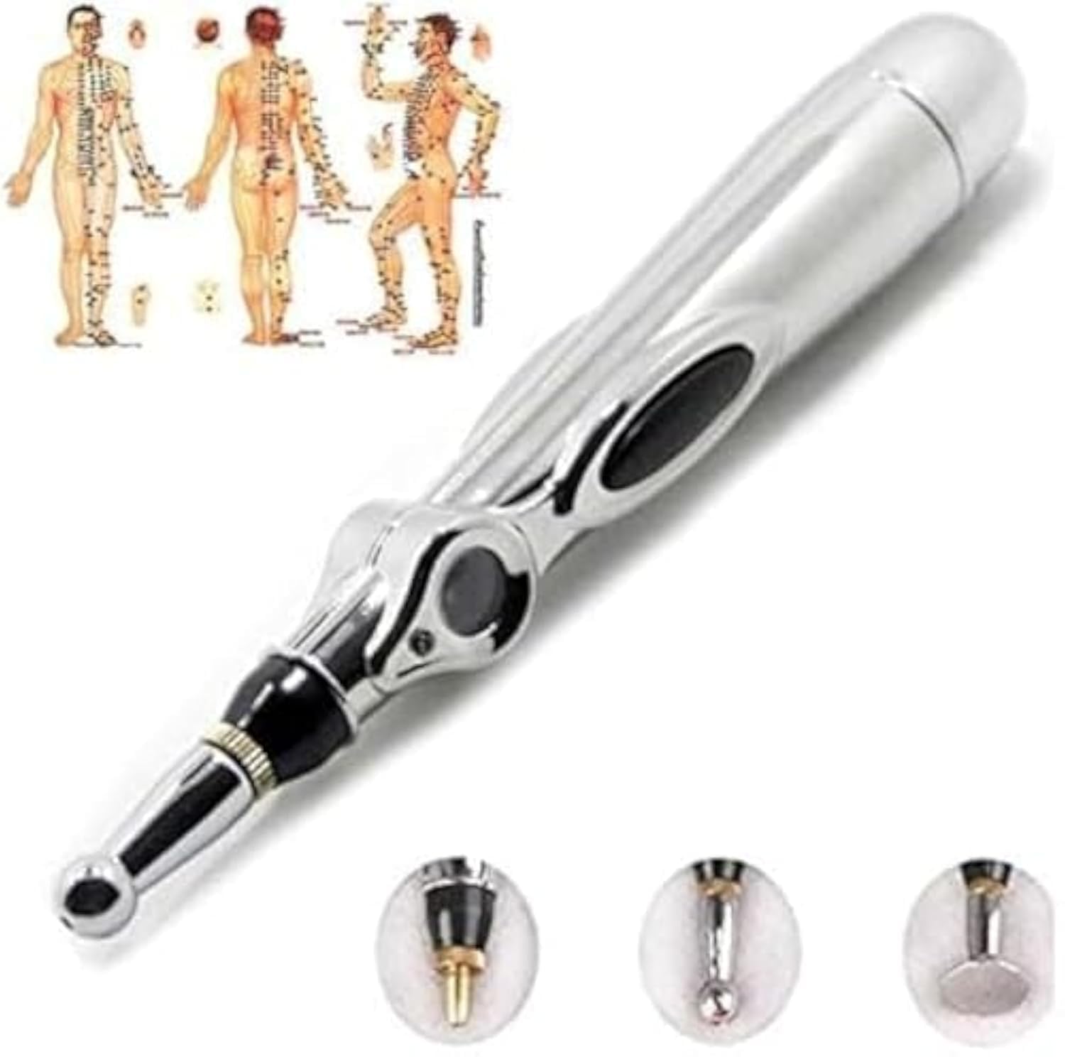 Zeerkeer Acupuncture Pen with dome head for facial rejuvenation and relaxation