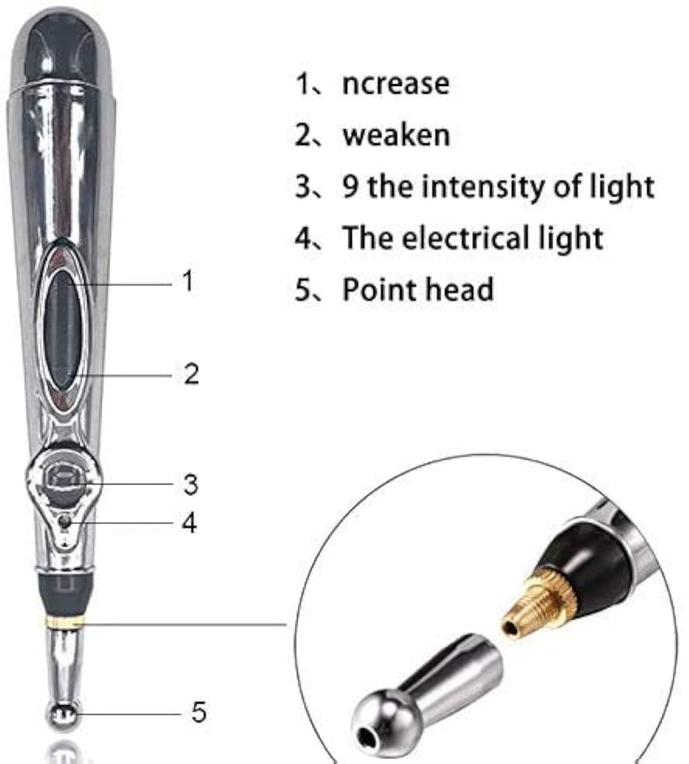 Zeerkeer Acupuncture Pen spheroidal head for quick pain relief and massage