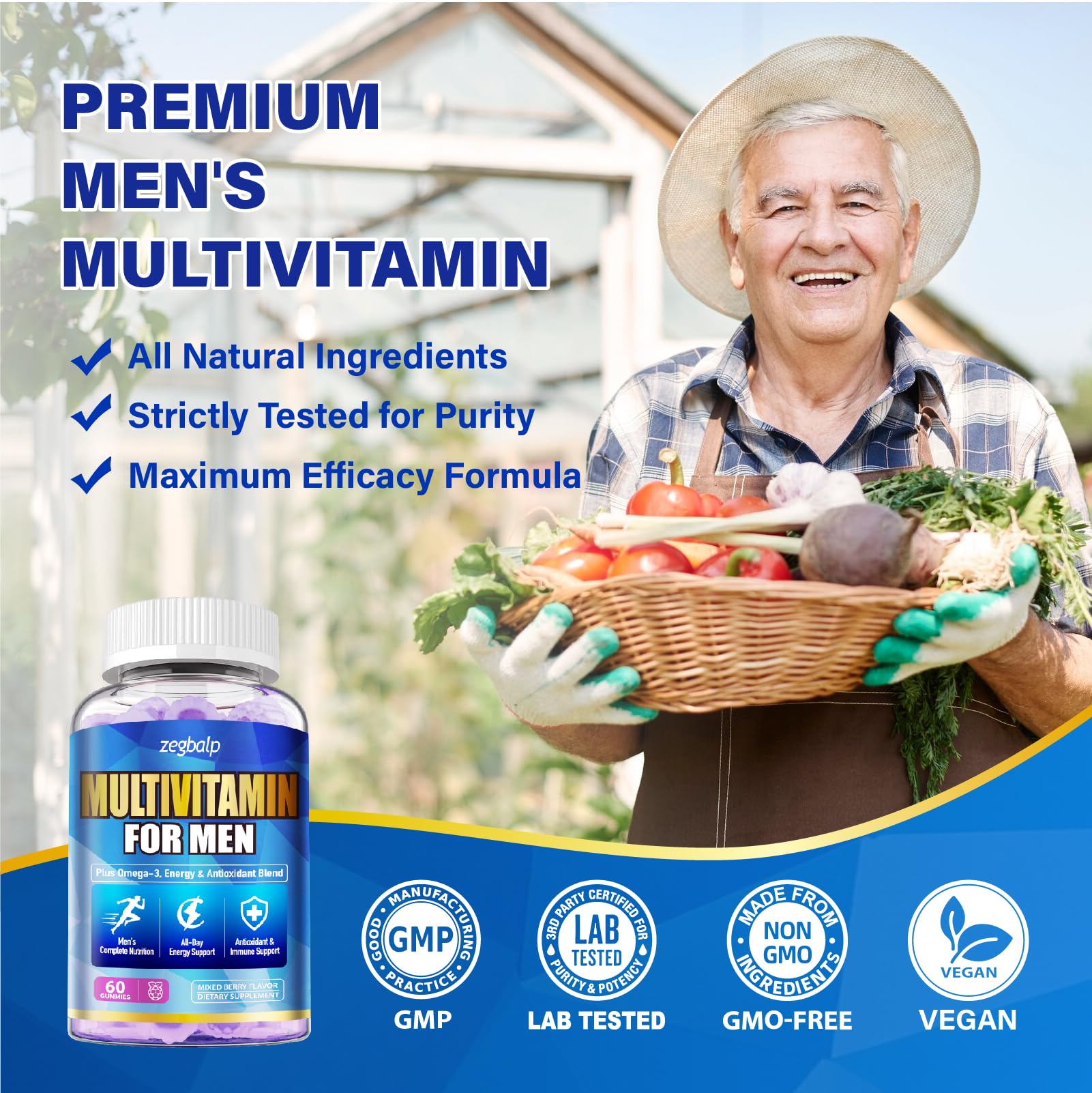 ZEGBALP gummies after-workout lifestyle image with active man