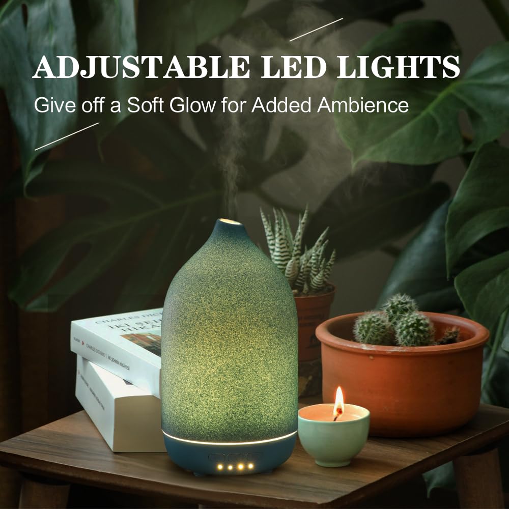 ZEIGGA LAB diffuser displays five timer settings for flexible diffusion.