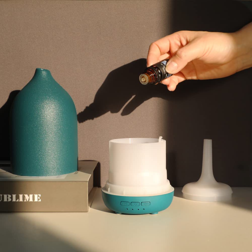 ZEIGGA LAB diffuser operates silently for a peaceful environment.
