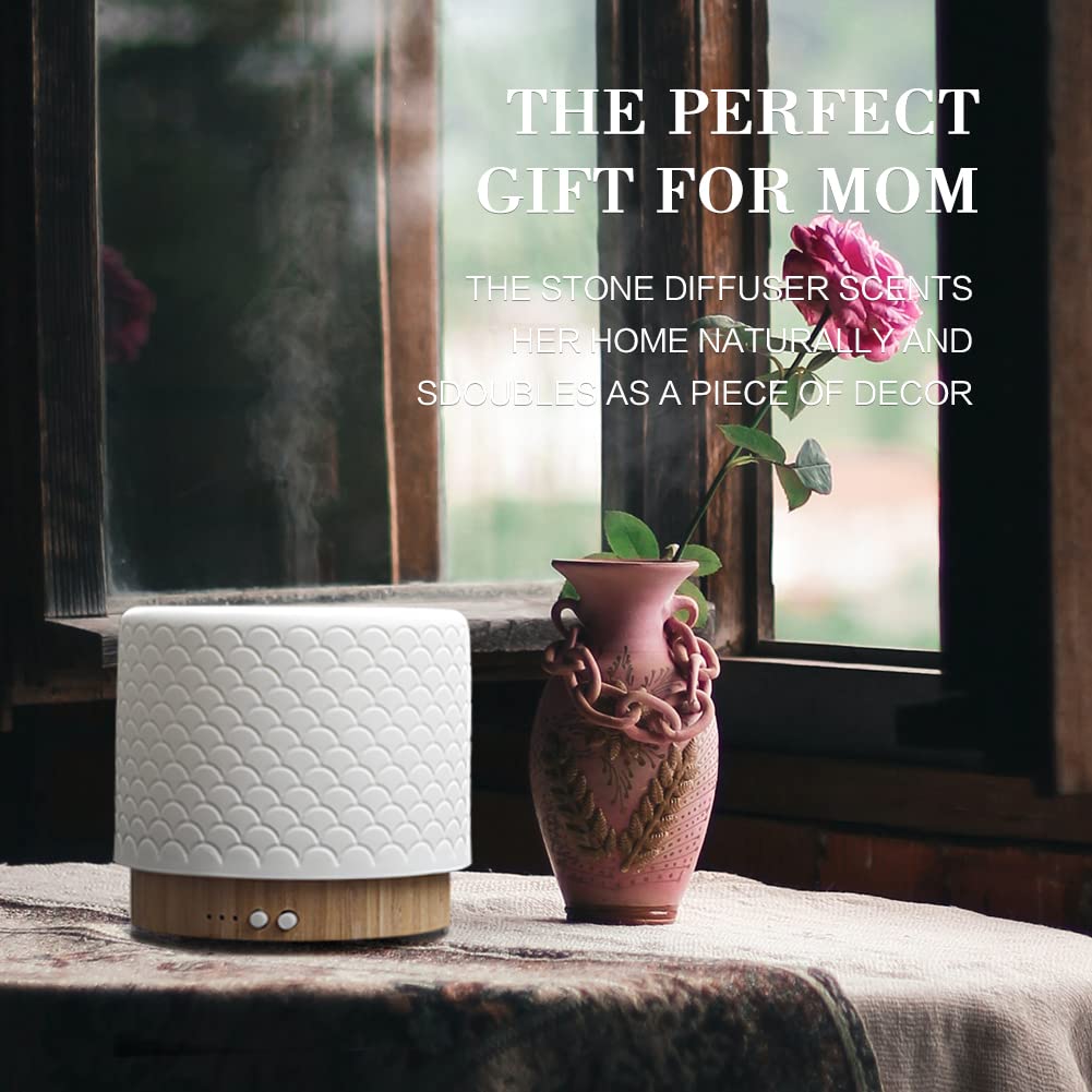 ZEIGGA LAB essential oil diffuser 280ml night light mode for bedroom.