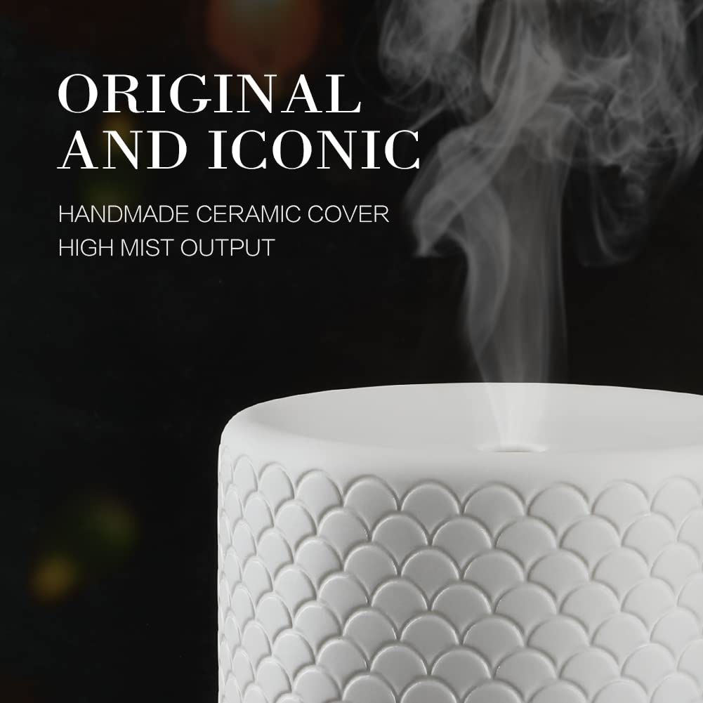 ZEIGGA LAB diffuser 280ml top ambient light mode creates soft glow.