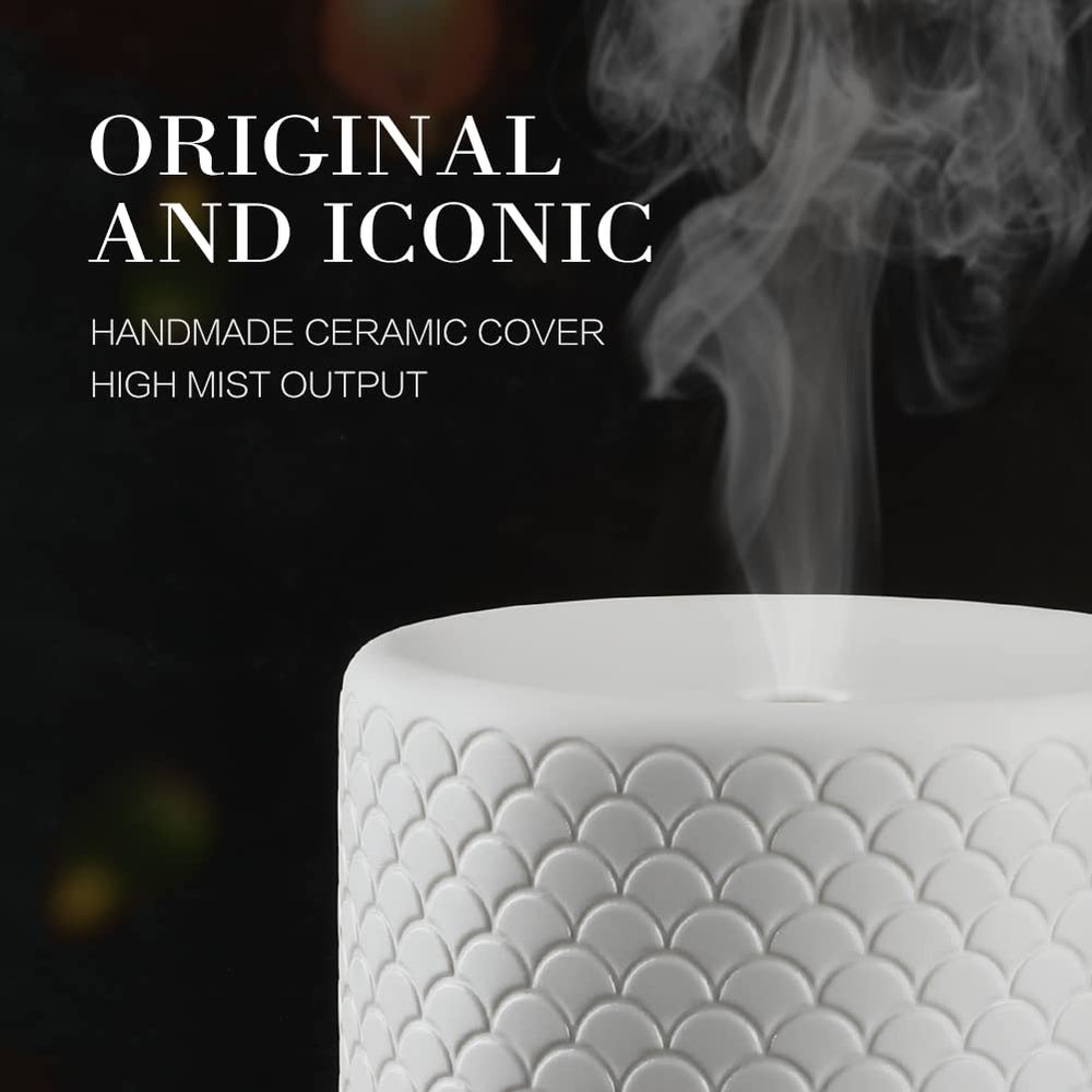 ZEIGGA LAB diffuser 280ml top ambient light mode creates soft glow.