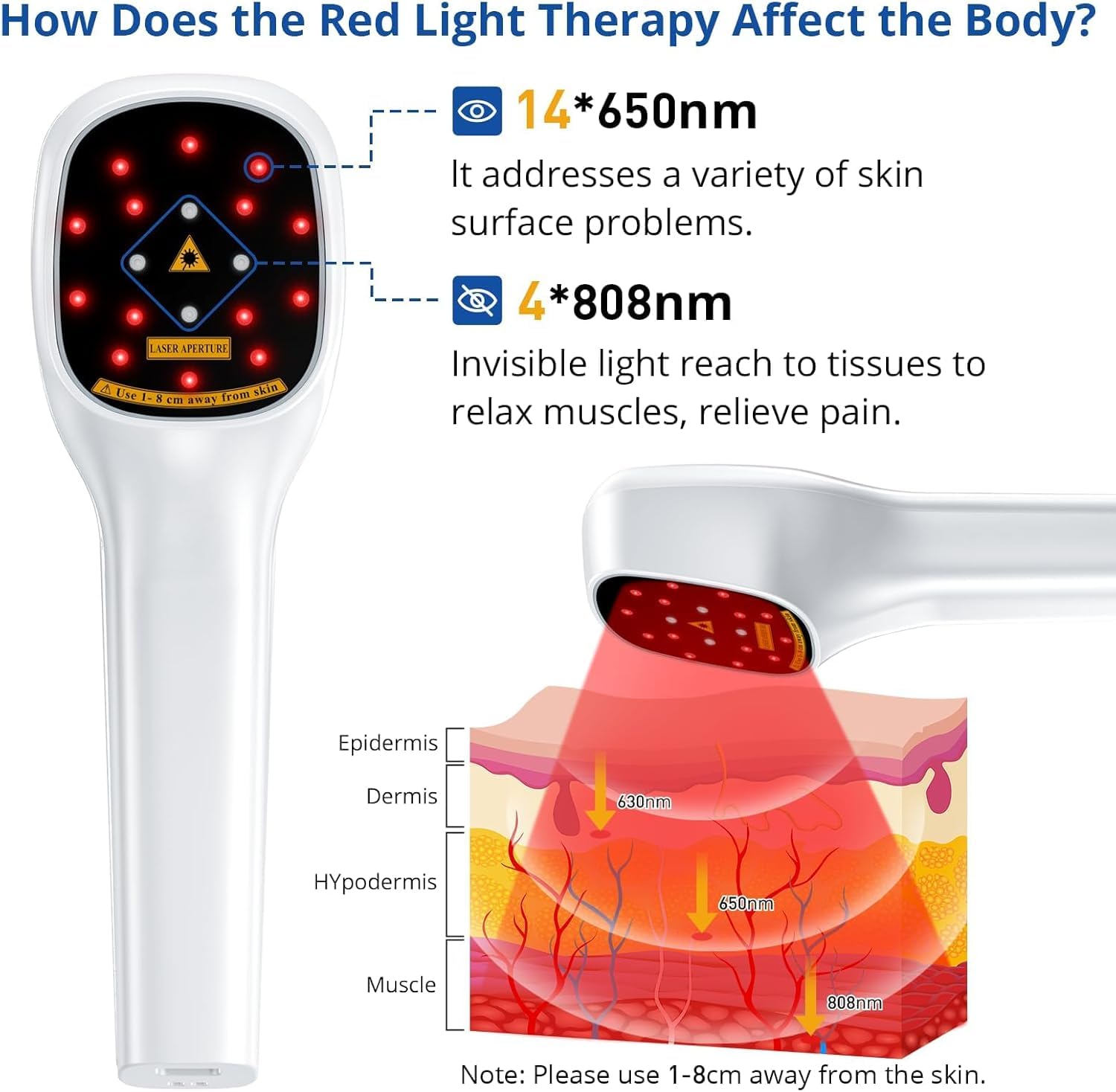 Zelvory device in use on human arm for muscle and joint comfort