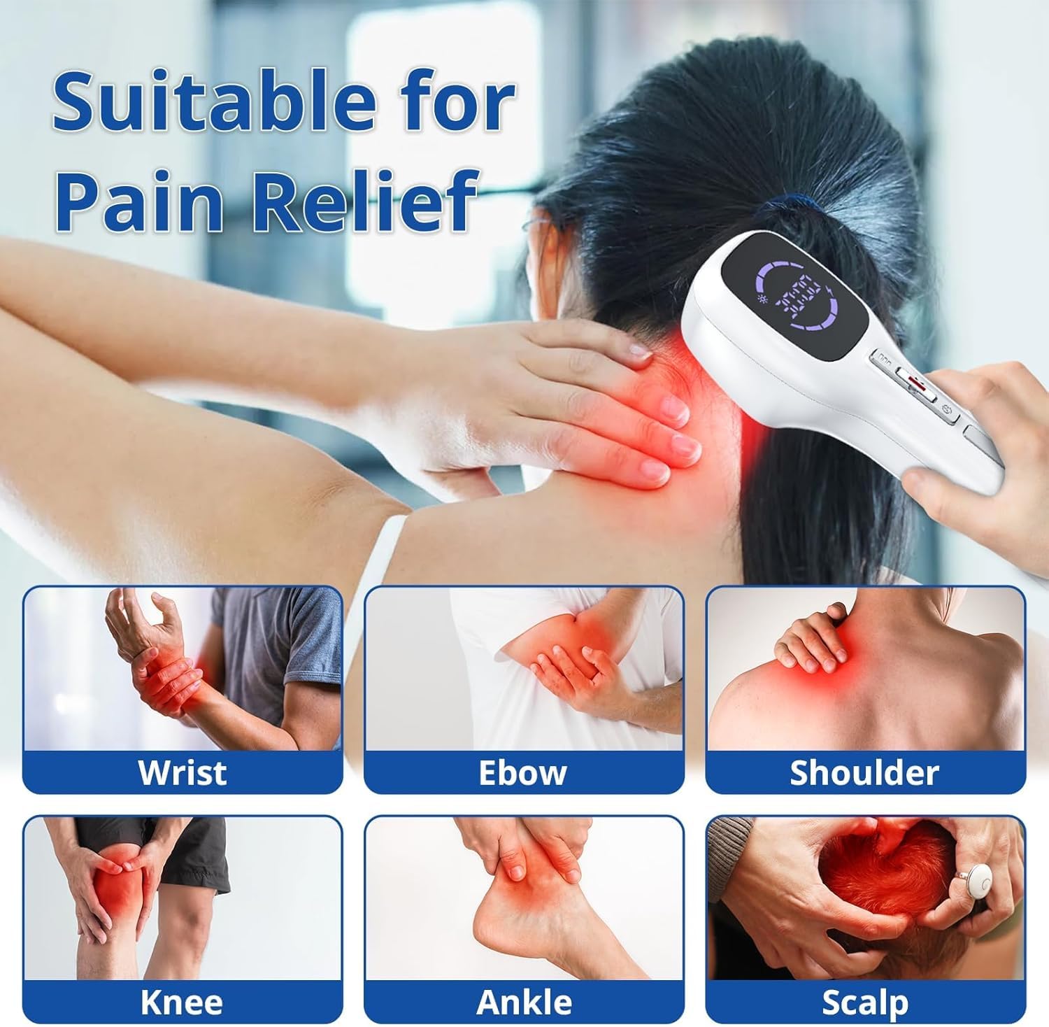Zelvory stand and accessories for organized light therapy sessions