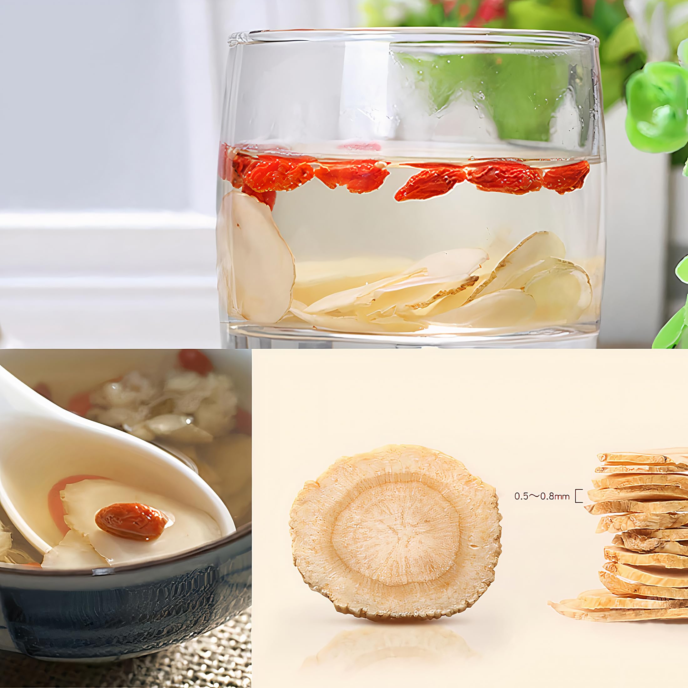 Zen Ginseng slices signaling focus and mood support