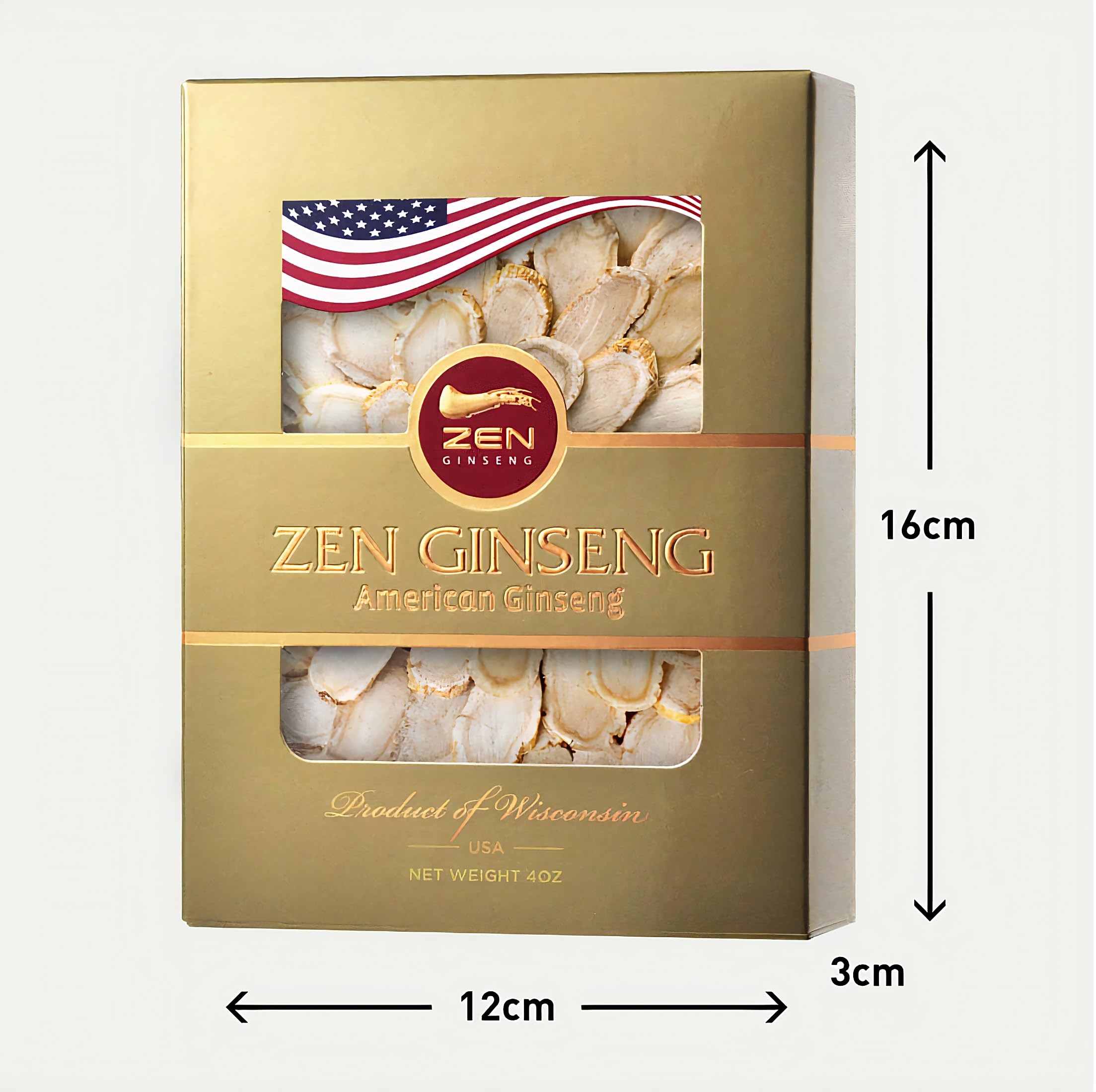Zen Ginseng slices focus and mood cue for study or work sessions