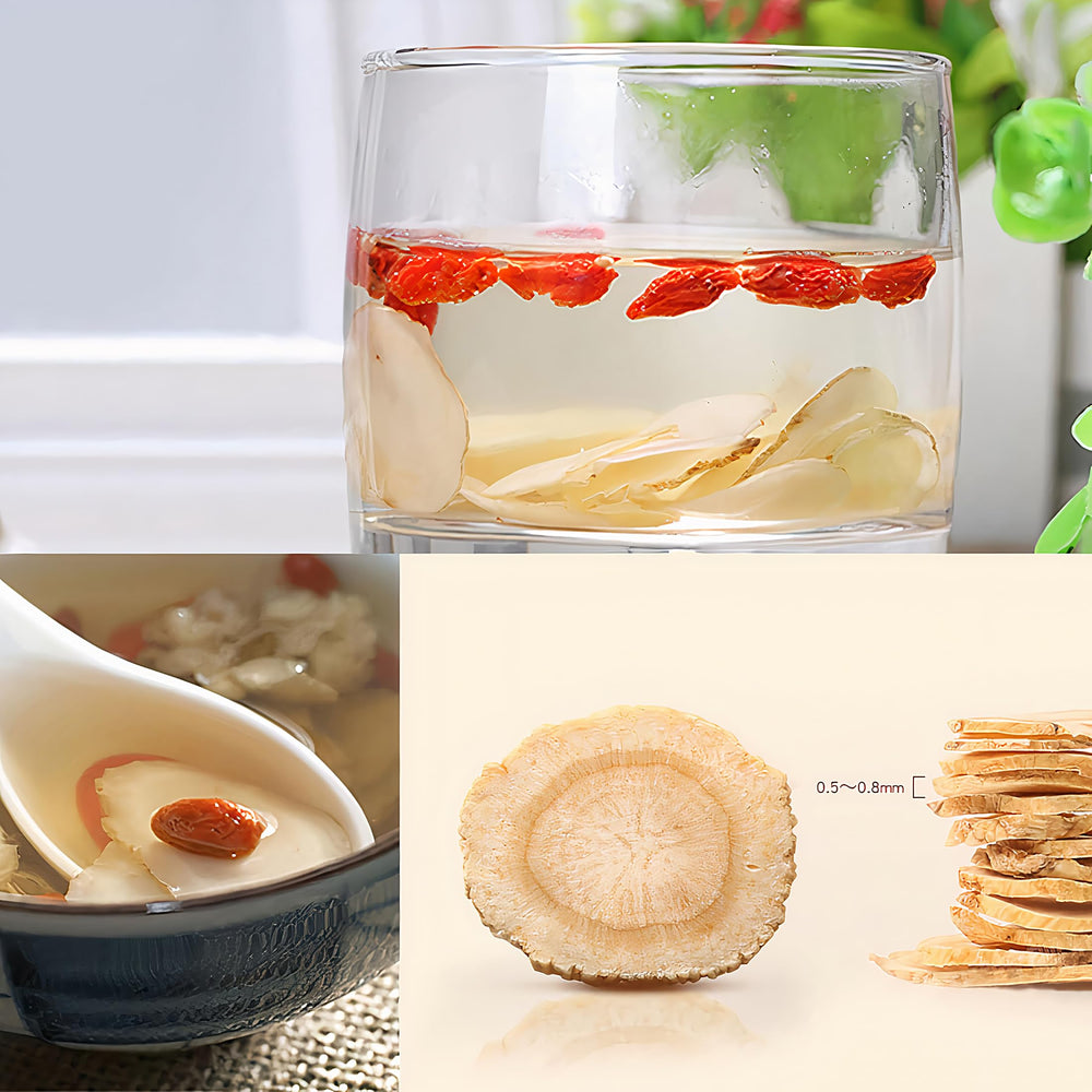 Zen Ginseng slices USA-made seal underscoring domestic production