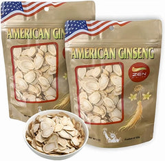 Zen Ginseng two-bags packaging, ready for morning tea infusion and energy.