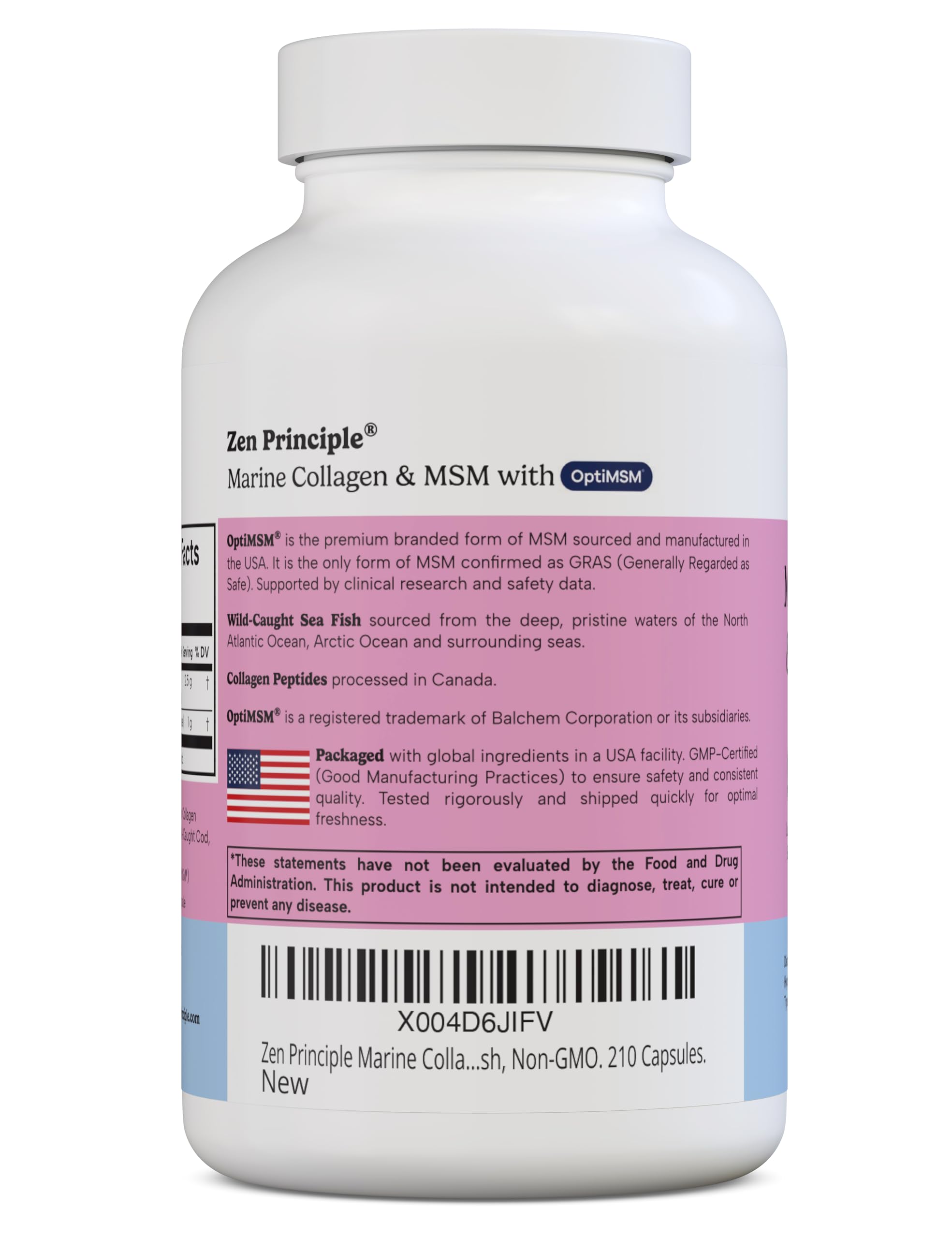 Zen Principle Wild-Caught fish source label signaling quality and sustainability