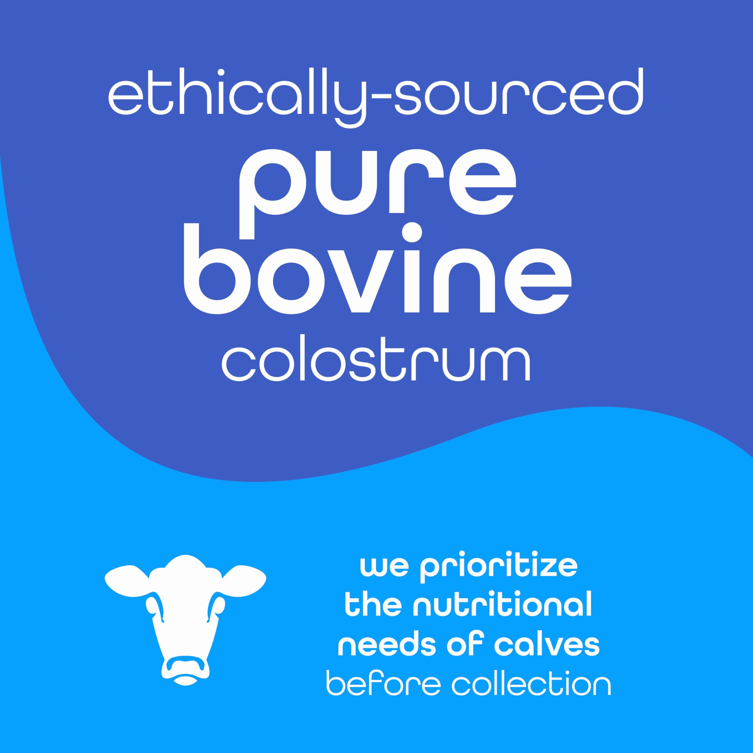 Zena Nutrition bovine colostrum powder tub label reveals clean, gluten-free formula.