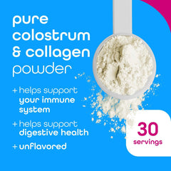Zena Nutrition colostrum collagen powder scoop for easy daily mixing