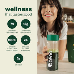 Zena complete greens box showing 30 packets for convenient daily use