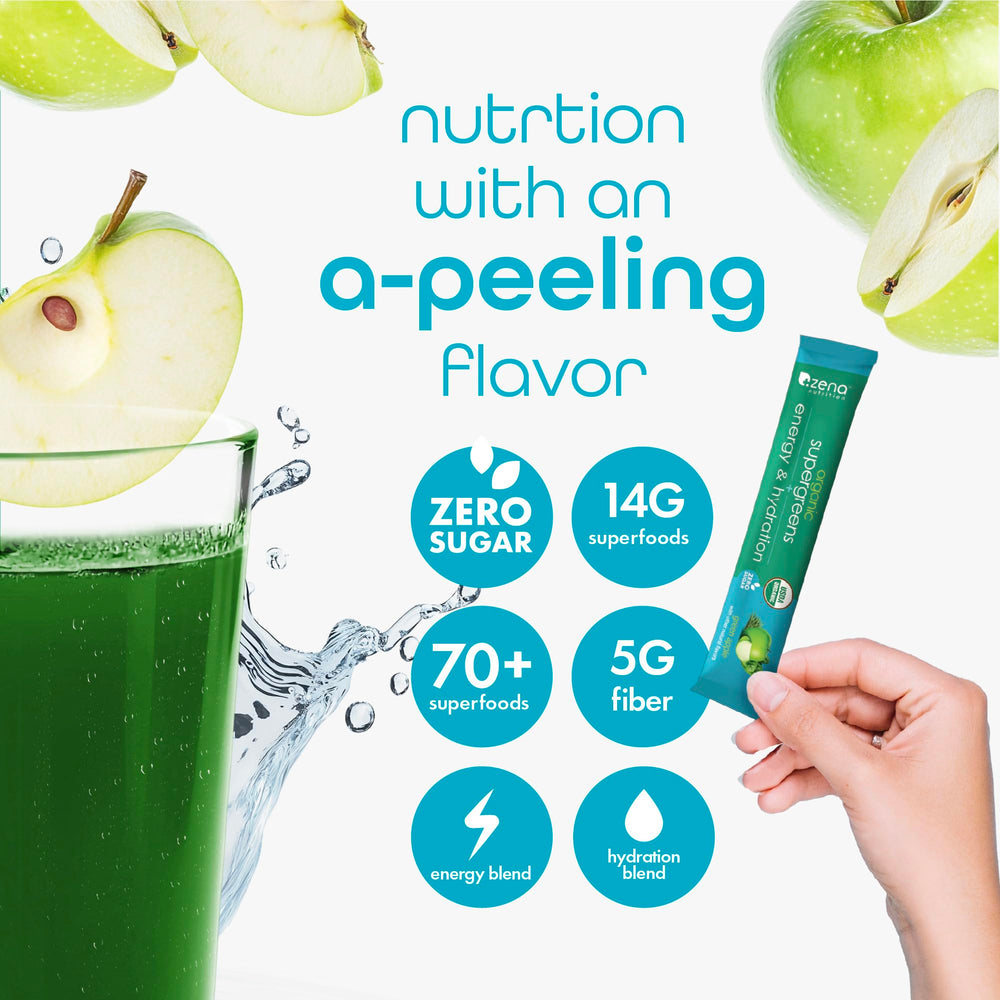 Plant-based caffeine in Zena Nutrition for a natural energy boost.