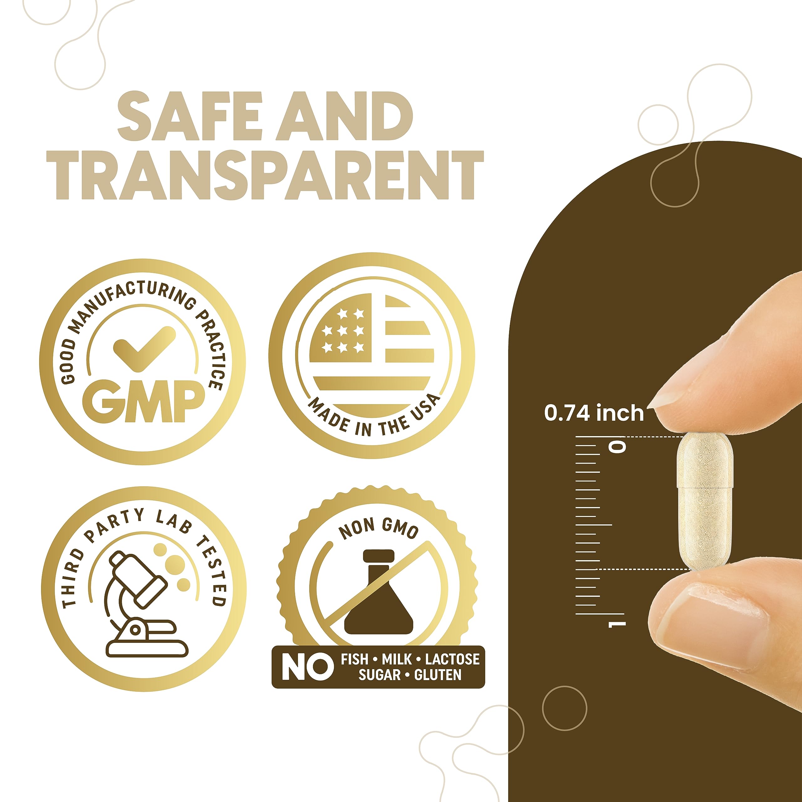 Zenavea nattokinase bottle with glass of water suggests easy daily use.