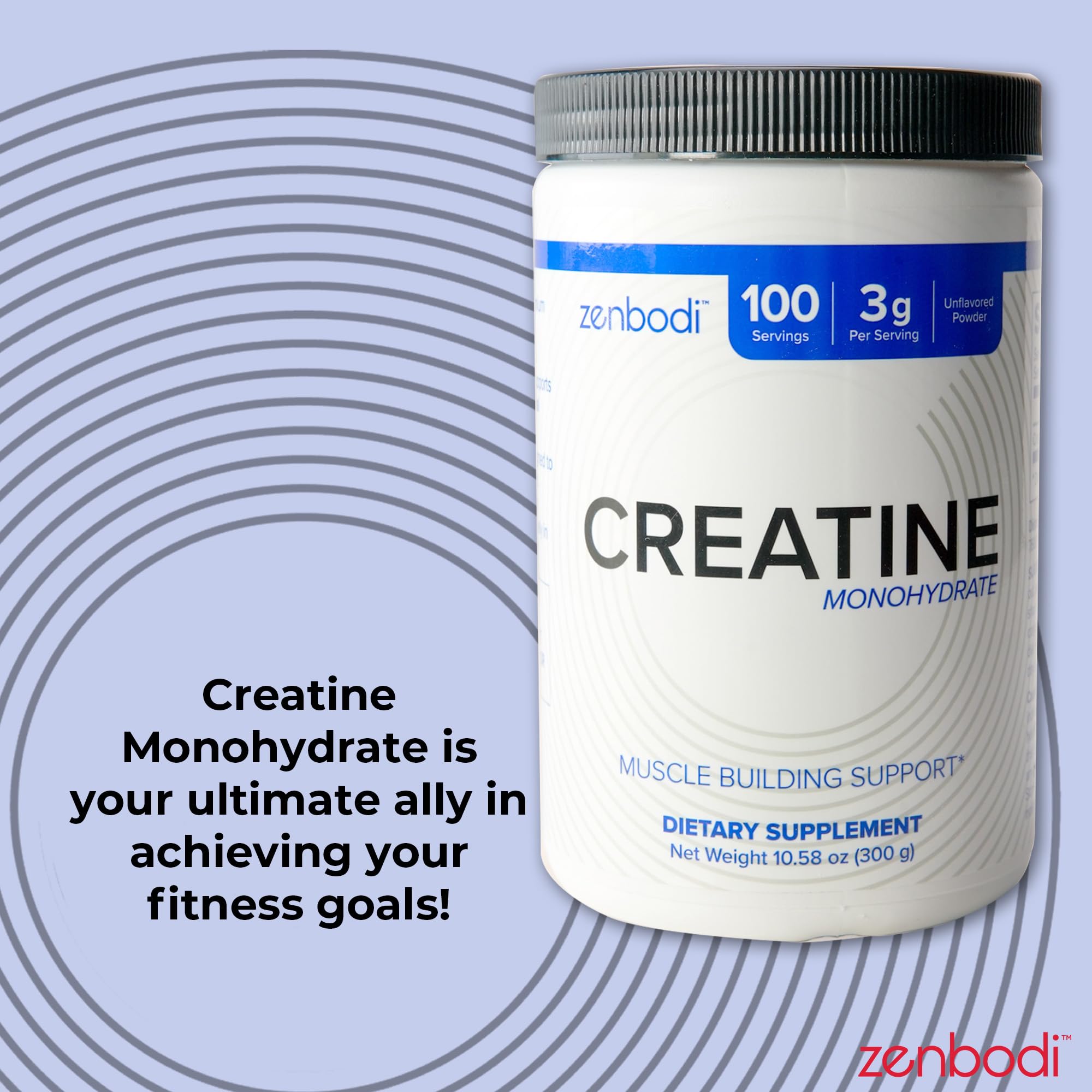 Zenbodi Creatine aiding post-workout recovery in action
