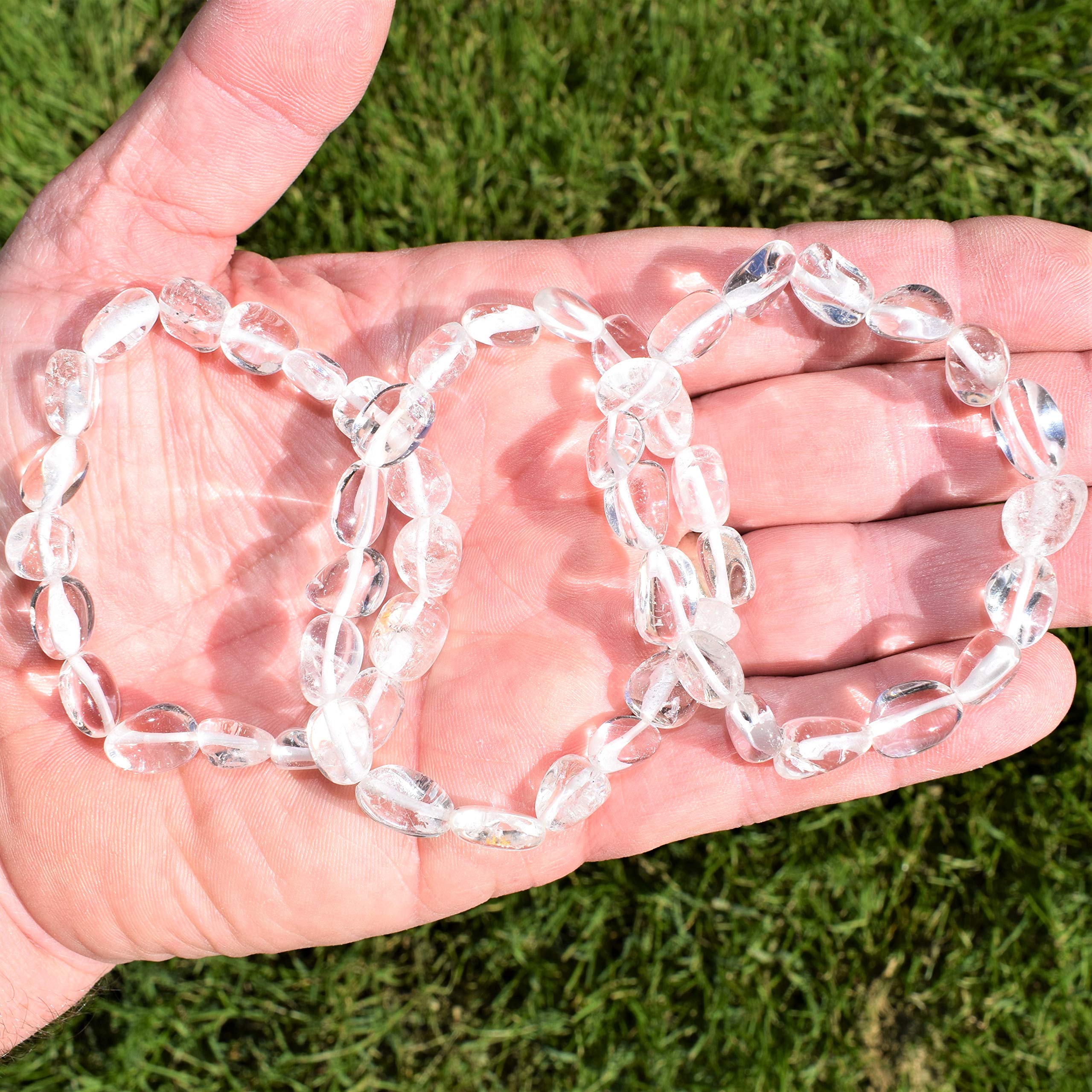 Zenergy Gems amplifier bracelet worn on the wrist during focus sessions