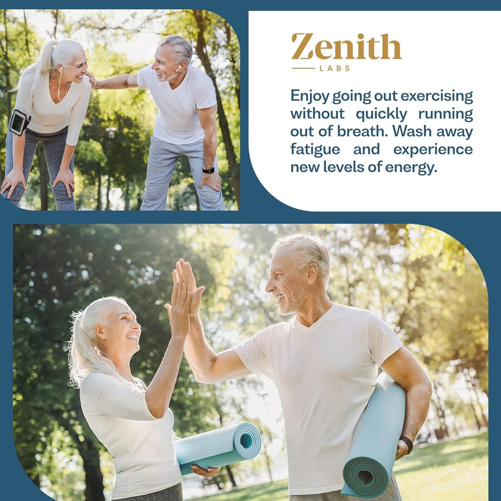 Zenith Labs BP Zone packaging emphasizing non-GMO quality and safety standards