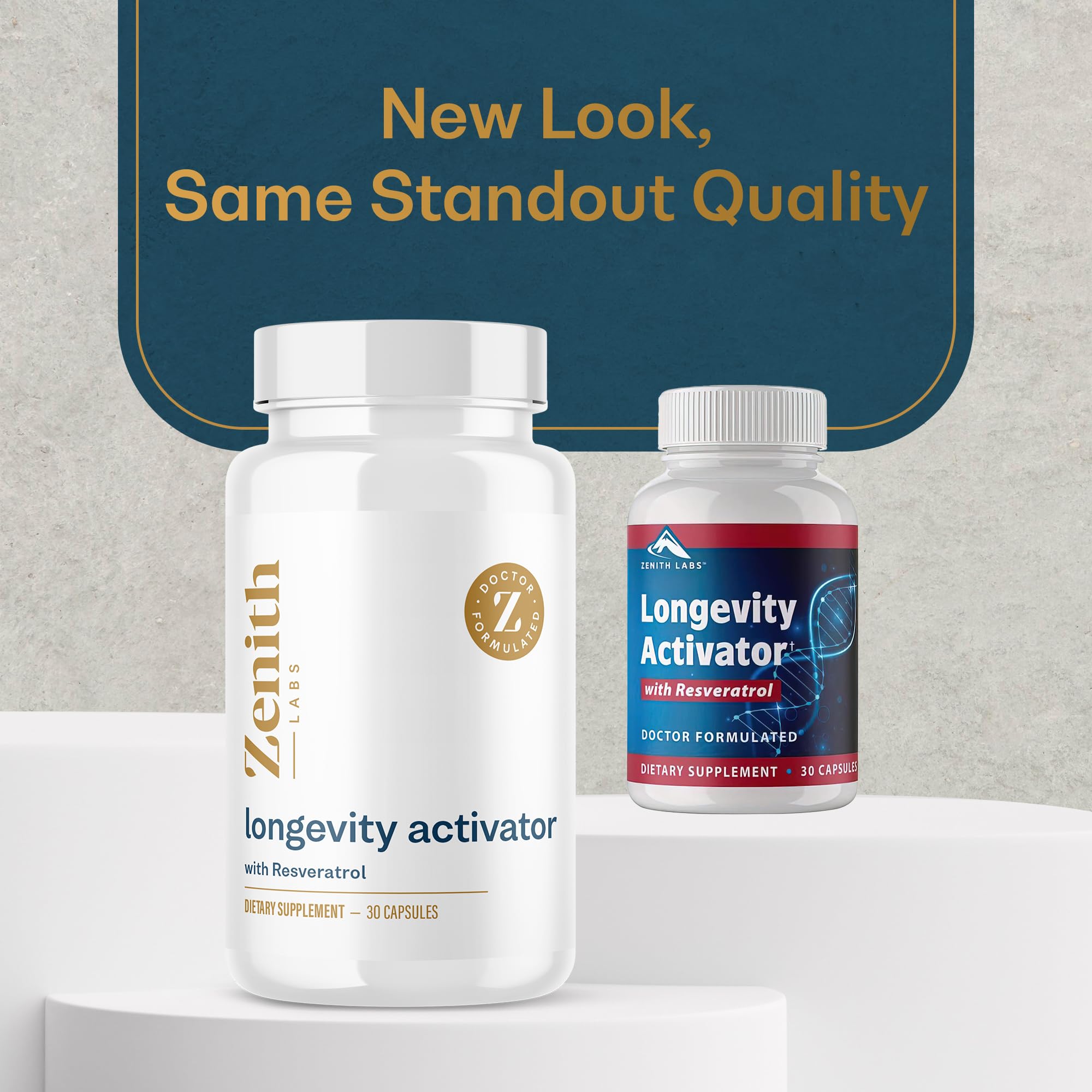 Zenith Labs Longevity Activator box open view emphasizing packaging quality.