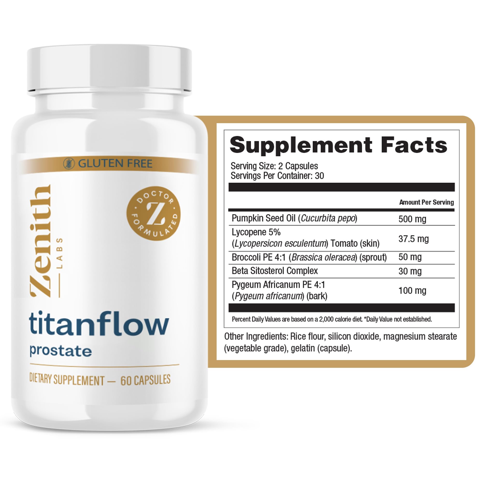 TitanFlow capsules ready for daily prostate comfort
