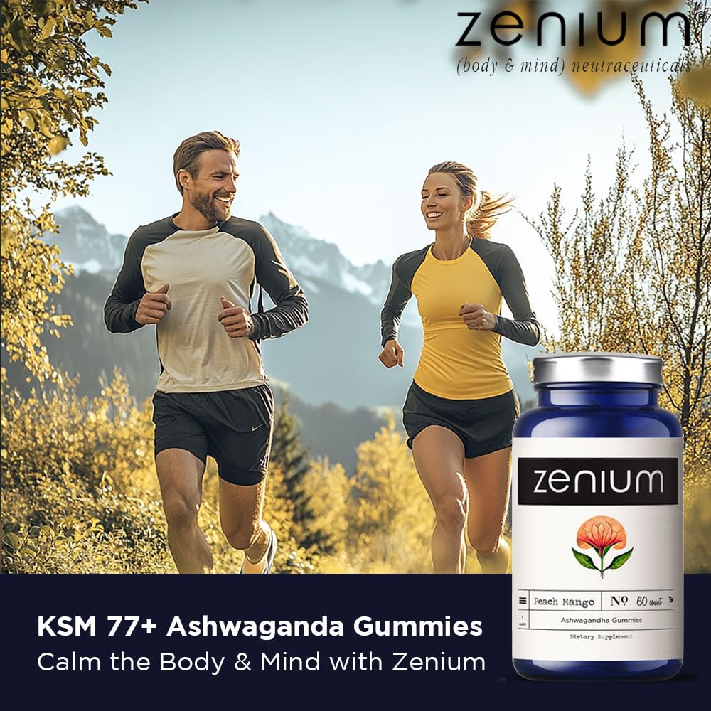Daily use of Zenium gummies for mood support with mango flavor