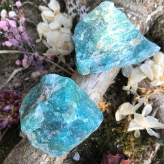 Zenkeeper amazonite rough stone ideal for crystal grids and rituals.