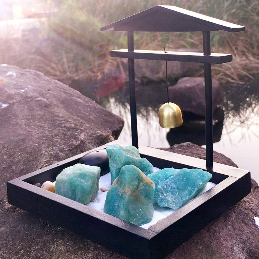 Zenkeeper amazonite rough stone suitable for wire wrapping projects.